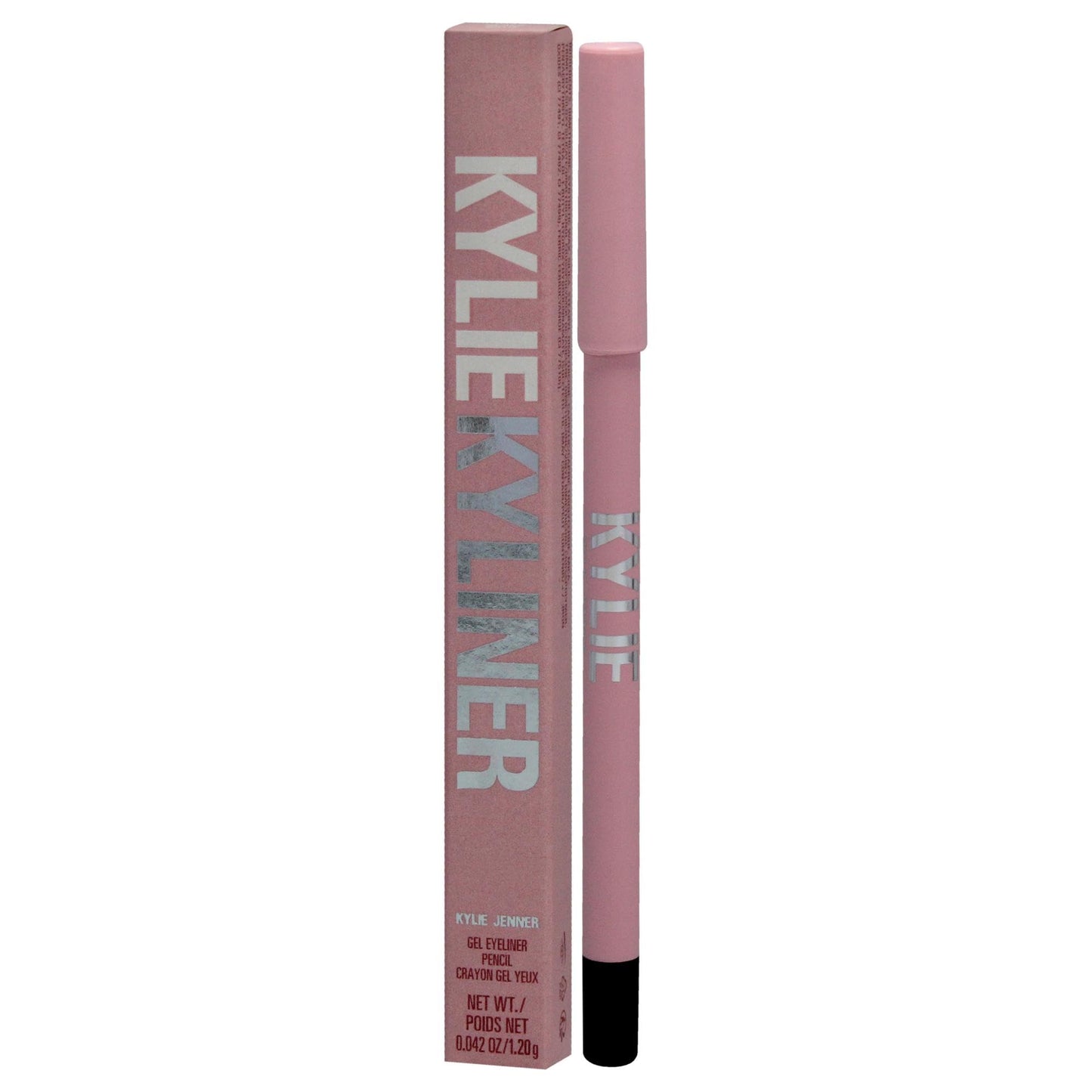 Kylie Cosmetics Gel Eyeliner Pencil - 001 Matte Black for Women - 0.04 oz Eyeliner (Pack of 2)