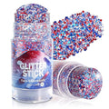 4th of July Red White Blue Glitter Stick – Chunky Holographic Face & Body