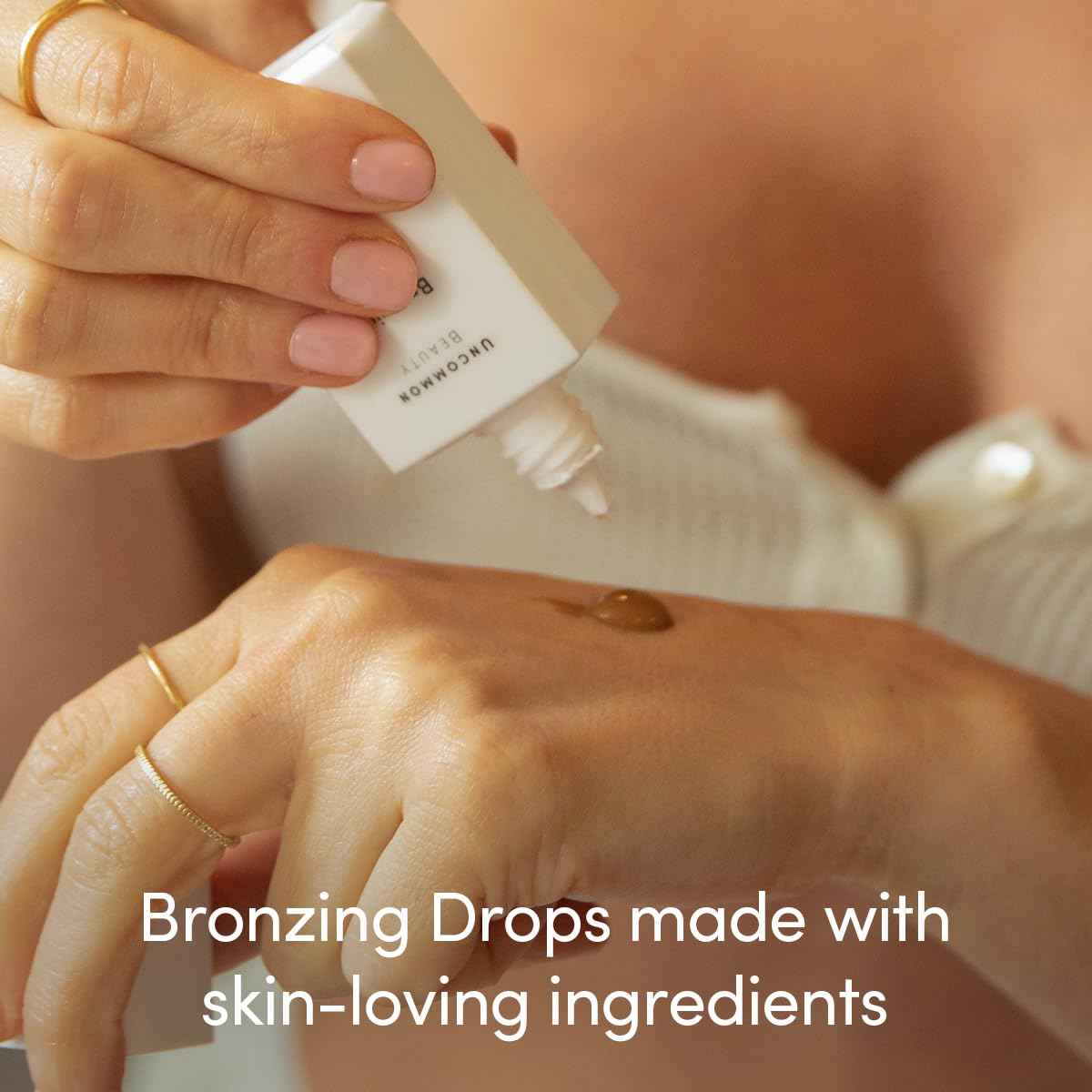Uncommon Beauty Bronzing Drops - Buildable Liquid Face Bronzer Face Drops with Glycerin for a Sunkissed Healthy Glow - All Skin Types, Vegan, Cruelty Free, Synthetic Fragrance Free, 1.164 FL OZ