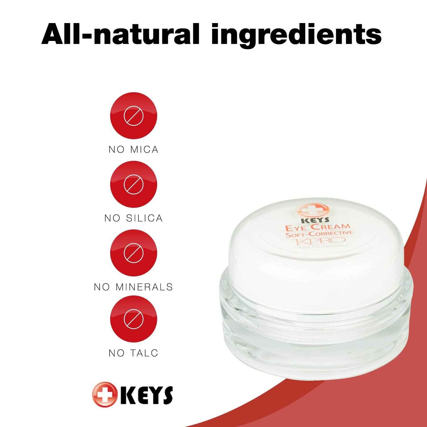 Keys Care KPRO Illuminating Tinted Eye Cream with OptiFX Adaptive Color Technology | Moisturize, Smooth, and Fill Undereye | 100% All-Natural & Hypoallergenic (0.5 oz)