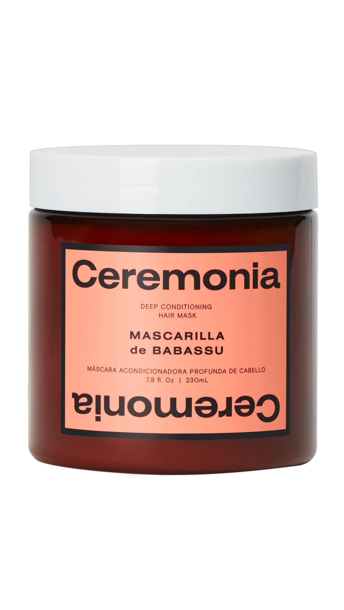 Ceremonia Mascarilla de Babassu Deep Conditioning Hair Mask, 7.2 Ounce