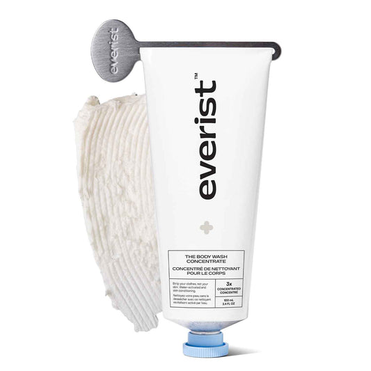 Everist Body Wash Concentrate – Waterless Hydrating Cream Cleanser with Aloe Vera & Glycerin – Skin-Soothing, Plant-Based, Vegan – 3.4 fl oz