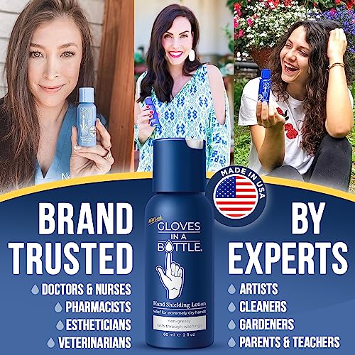 Gloves In A Bottle Travel Size Hand Lotion 2oz – Protective Barrier Moisturizer for Nurses & Healthcare Workers