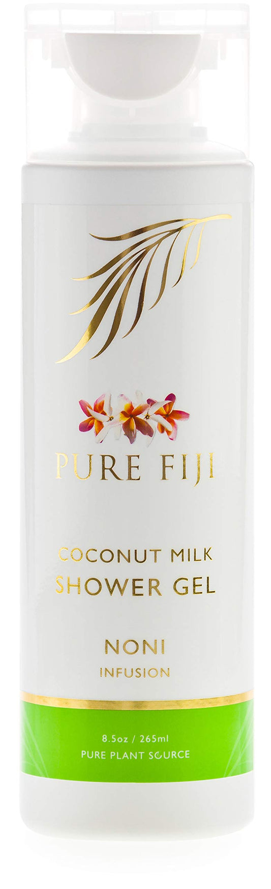 PURE FIJI Coconut Body Wash & Shower Gel - Body Wash For Women and Men Rich Natural Oils for Moisturizing Body& Hair, Bath & Shower Gels for All Type Skin, Noni, 8.5 oz