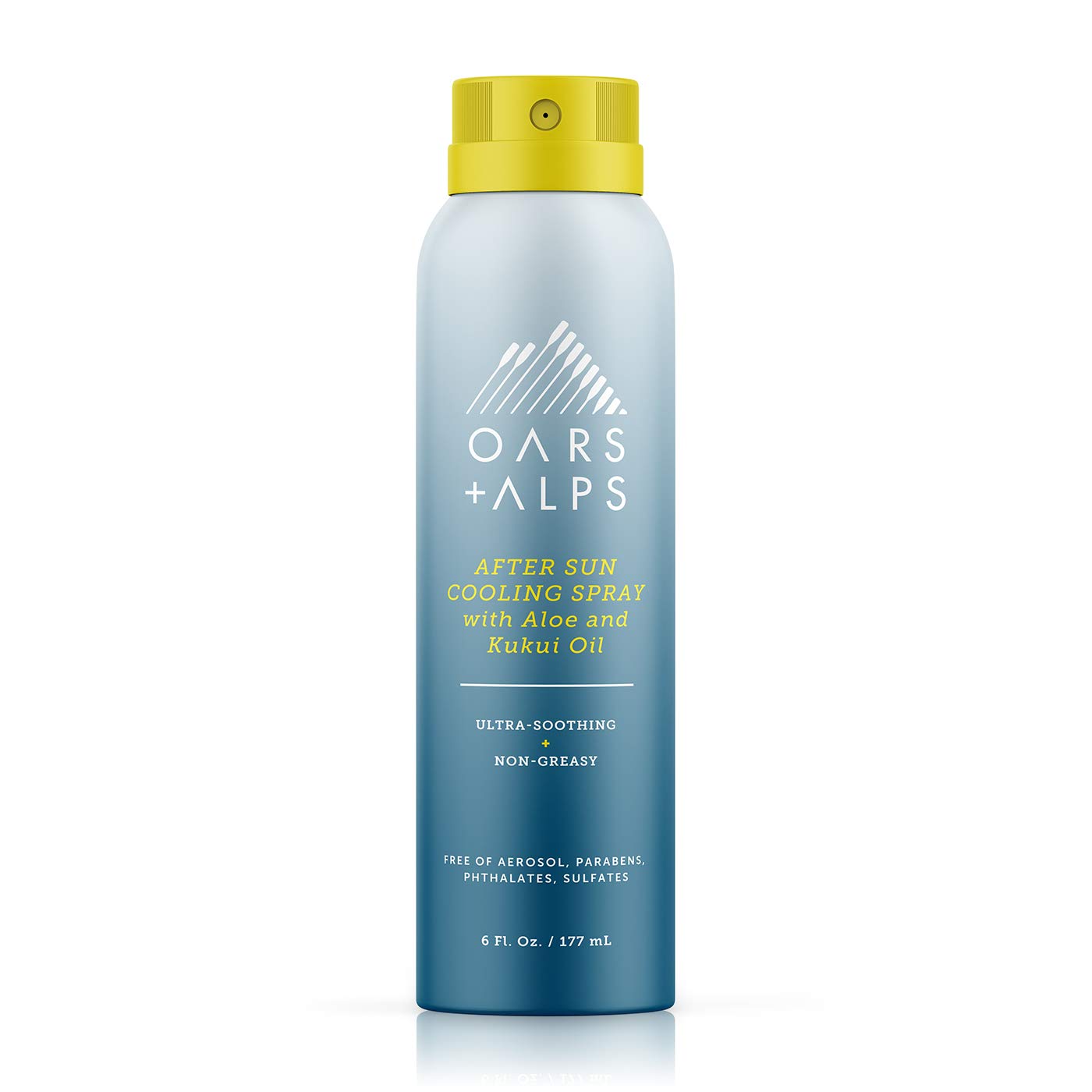 Oars + Alps After Sun Cooling Spray, Includes Aloe Vera and Niacinamide with a Green Tea Scent, 6 Fl Oz