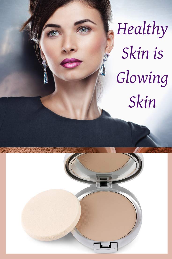 Ageless Derma Natural Mineral Makeup Foundation- A Healthy Full Coverage Vegan Pressed Powder. Made in USA (Bare Beige)