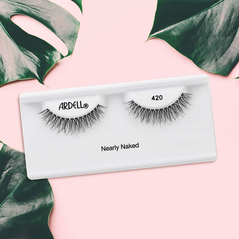 Ardell False Lashes, Naked Lashes 420 with Invisiband, 4 pairs