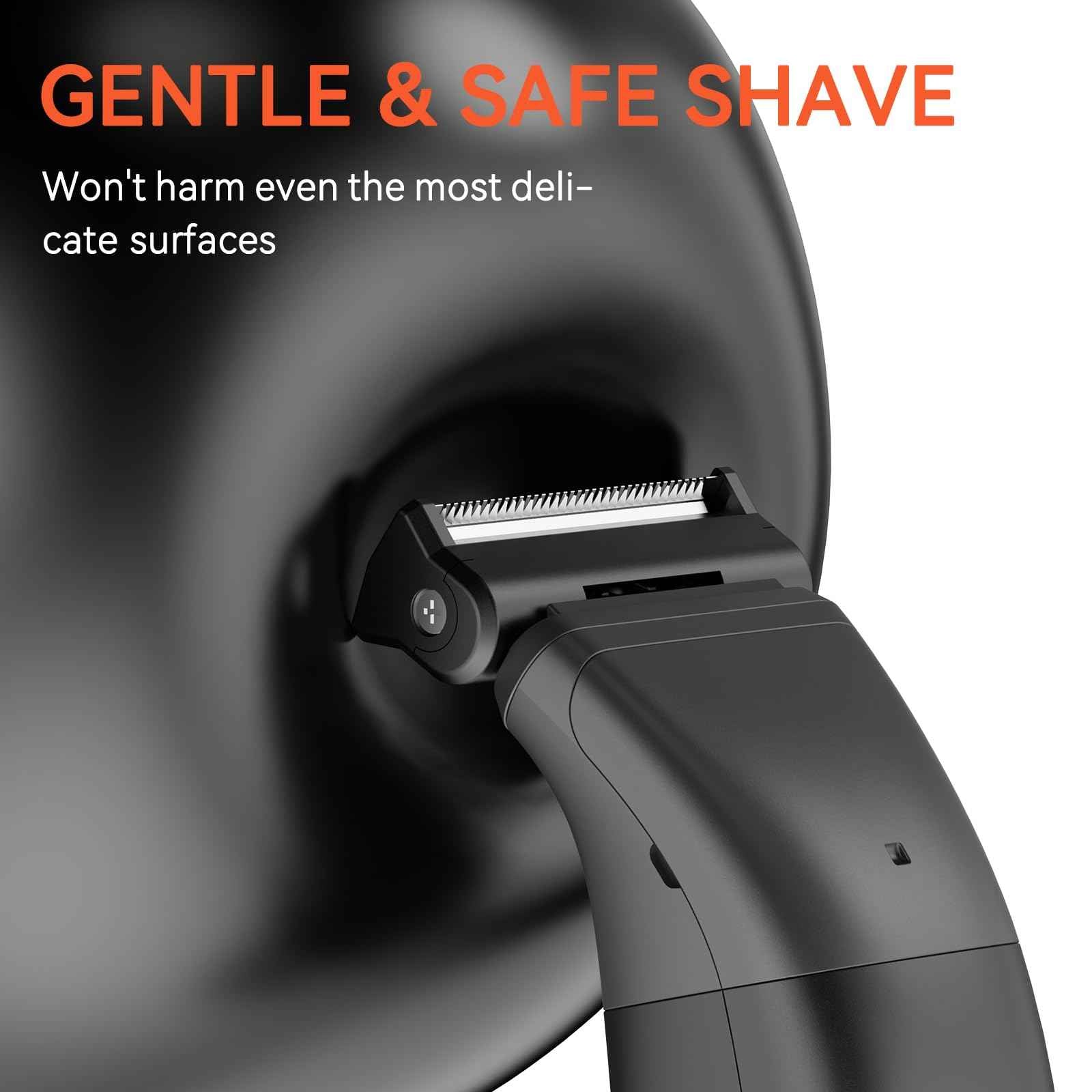 MAXGROOM Manscape Body Hair Trimmer for Men - 2-in-1 Electric Razor, Waterproof Wet/Dry Hair Shavers & Groomer for Pubic Groin & Ball Hair