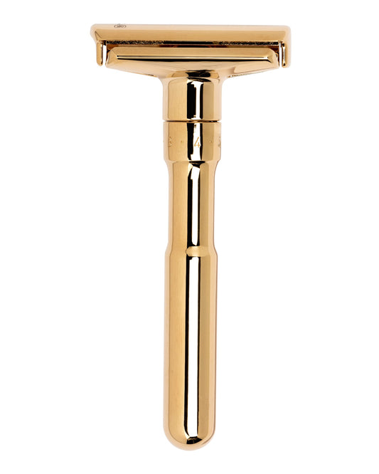 Merkur Adjustable Futur Safety Razor Gold Plated 702