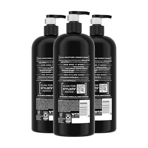 TRESemm? Moisture Rich Hydrating Conditioner for Dry Hair Formulated With Pro Style Technology 28 Fl Oz,(Pack of 6)