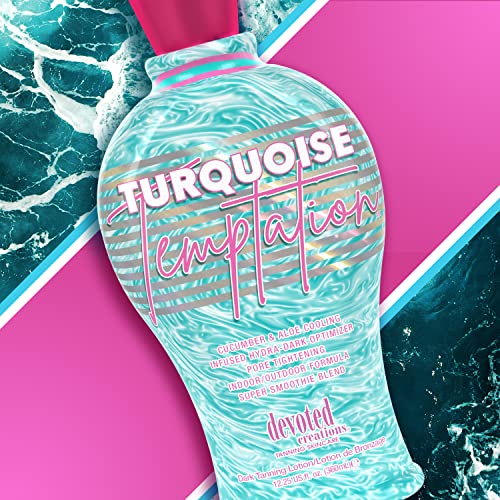 Devoted Creations Turquoise Temptation Tanning Lotion 12.25 oz