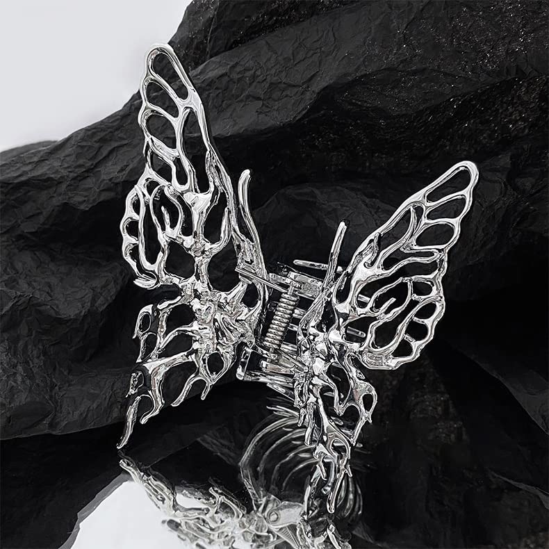 GGOOB Fairy Grunge Aesthetic Hair Clip, Style 5 - Material: Alloy, Size: approx. 7.7cm/3inches, Package included:1x Hair Claw, Usage: Jewelry