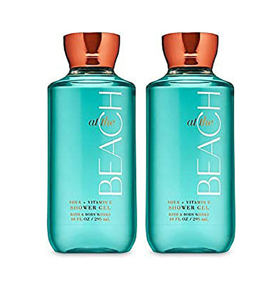 Bath & Body Works At The Beach Shower Gel Gift Sets For Women 10 Oz 2 Pack (At The Beach)