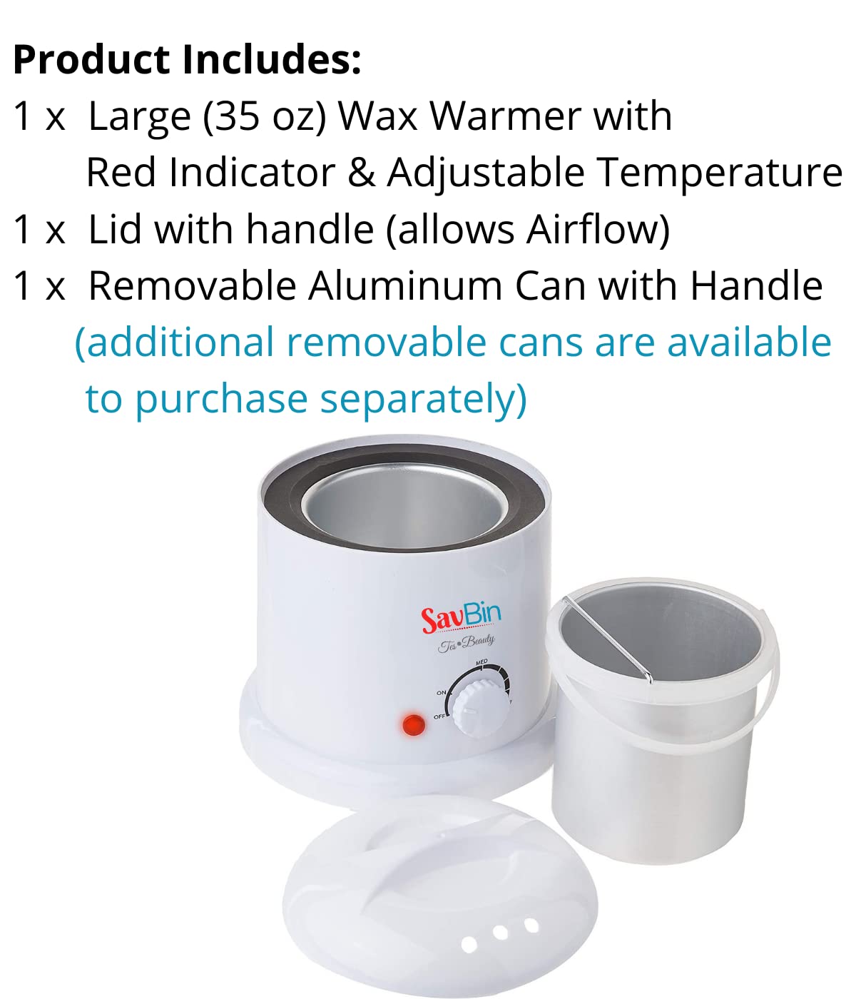 Wax Warmers and Replacement Pots (33 OZ WARMER (1000 ML))