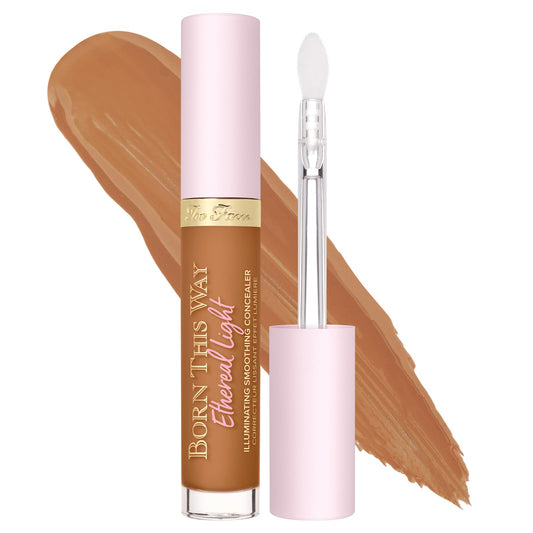 Too Faced Born This Way Ethereal Light Illuminating Smoothing Concealer, 0.17 fl. oz., Honey Graham