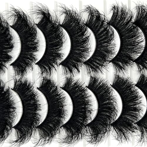Loladook 3D Mink Lashes Fluffy 20mm Full Strip Eyelashes
