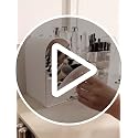 Makeup Organizer with Dustproof Brush Holder & Drawers