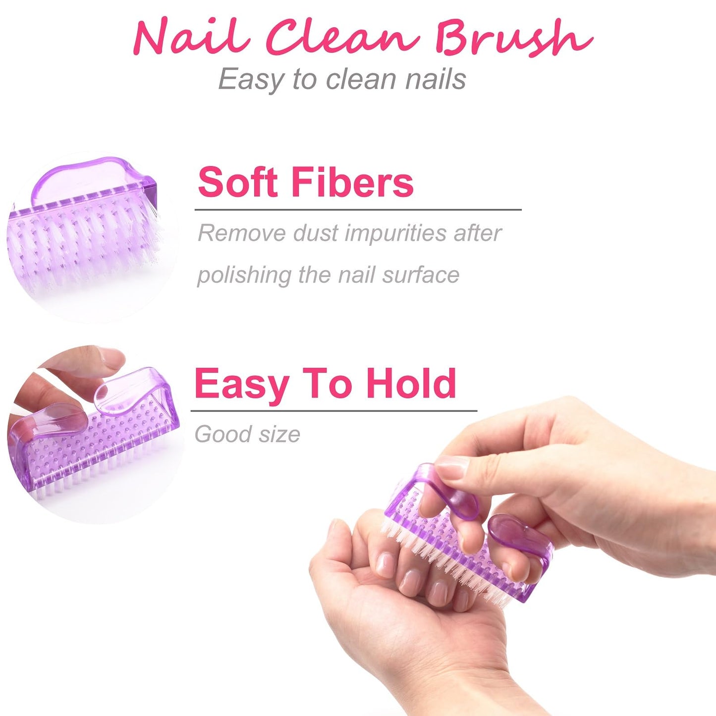 Gel Nail Polish Remover Tools Kit, with 10 Pcs Nail Clips, 400 Pcs Lint Free Nail Wipes, Nail Files 100/180, Buffer Block 400/4000, Nail Brush, Cuticle Pusher, Cuticle Peeler (Purple)