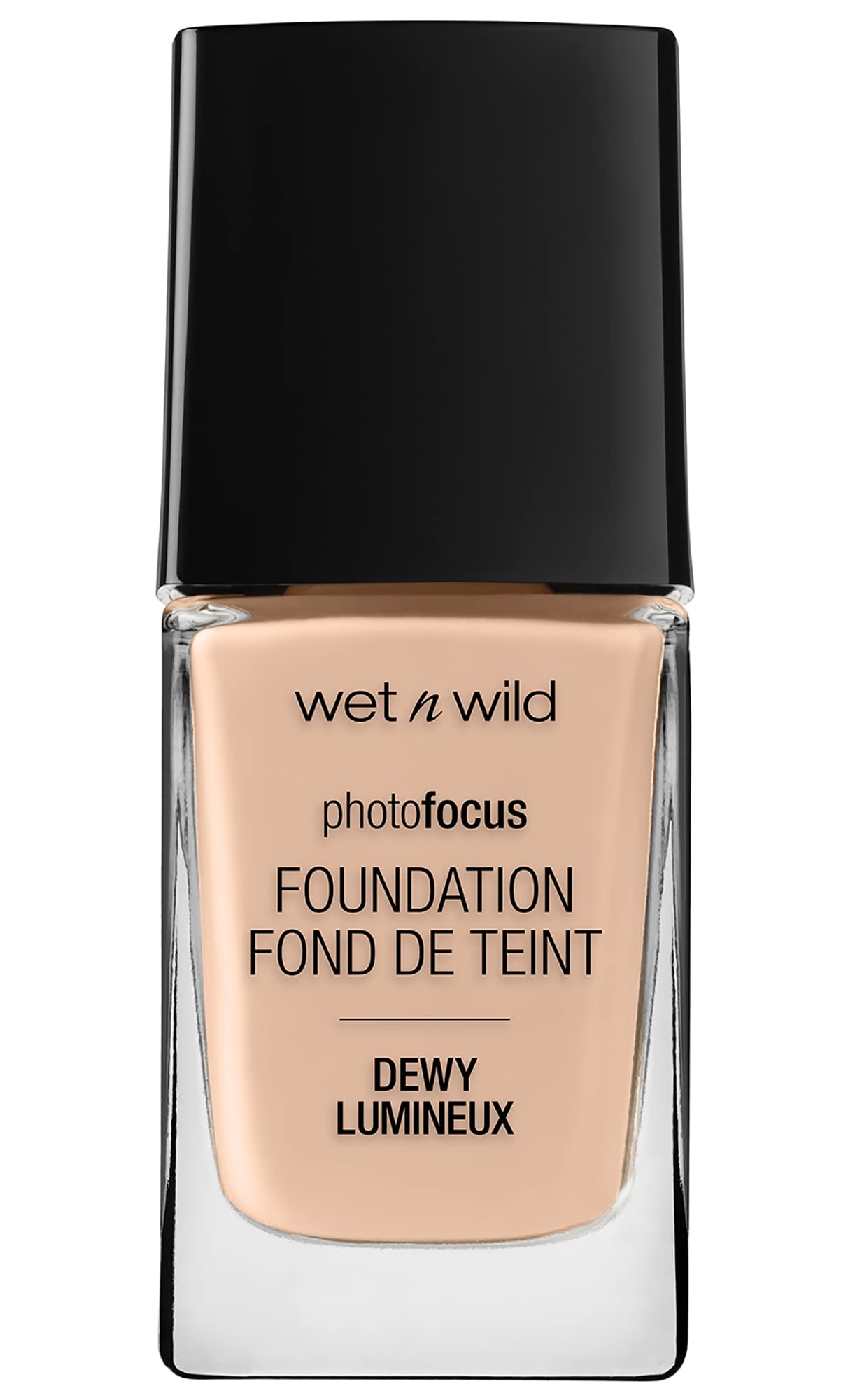 wet n wild Photo Focus Dewy Liquid Foundation Makeup, Shell Ivory ('Packaging may vary)