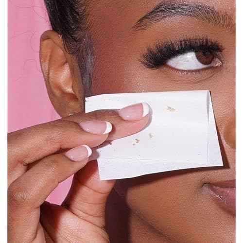 Beauty Bakerie Parchment Paper Oil Blotting Sheets for Face, Makeup Essentials for Oily Skin, Blotting Papers for Face, Oil Control Absorbing Sheets, 100 Sheets