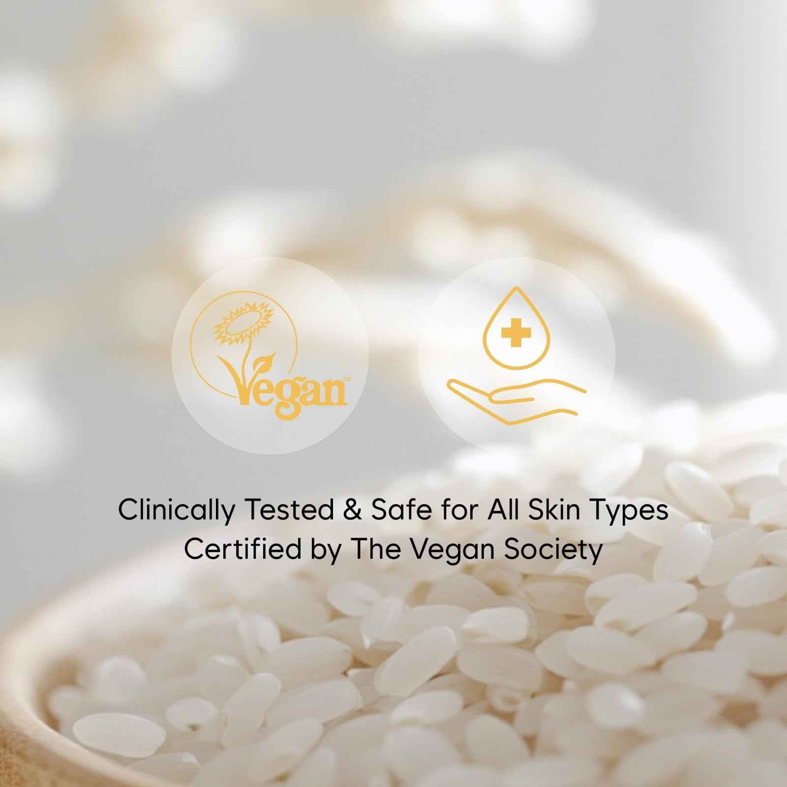 MIDHA RICE MASK, 3.38fl.oz/100ml, Hydrating, Smoothing, for Dull, Rough Skin, Pore Clearing, Wash off Pack Facial Mask, Mud Texture, Uneven Skin Tone