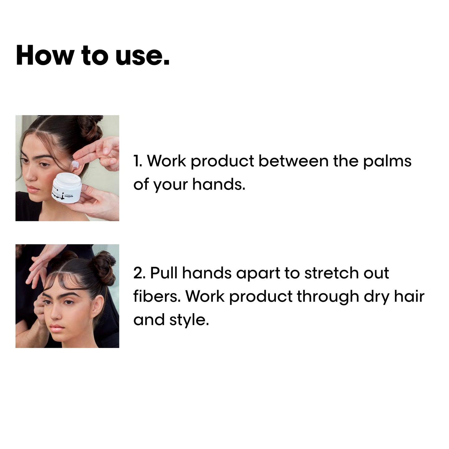 L'Oréal Professionnel Paris Flex Web Texture Paste - Strong Hold Pomade and Styling Gel For All Hair Types, Packaging May Vary