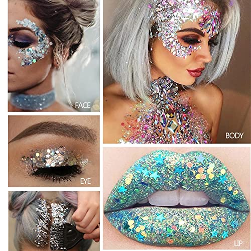 Holographic Chunky Body Glitter Gel - 9 Colors