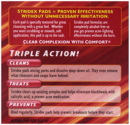 Acne Treatment Pads - Salicylic Acid 2% for Face, Alcohol-Free, 55 Count