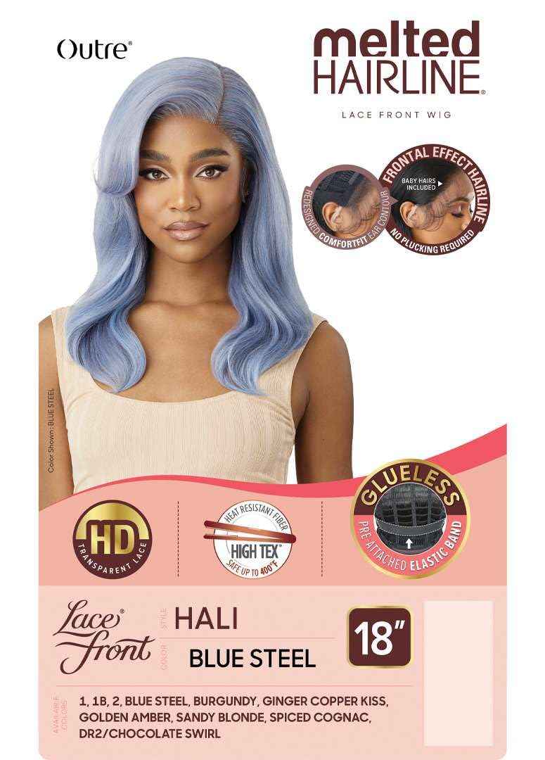 Outre Lace Front Wig - Melted Hairline - Hali (BURGUNDY)