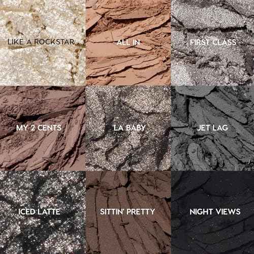 ColourPop Eyeshadow Palette - Eye Makeup Palette with Matte, Metallic, Matte Sparkle & Glitter Finishes - High-Pigment Eye Makeup with a Long-Wearing Formula - Gone Metal (0.3 oz)