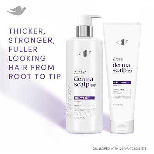 Dove Derma Scalp Density Boost Shampoo for Thinning Hair 16 oz