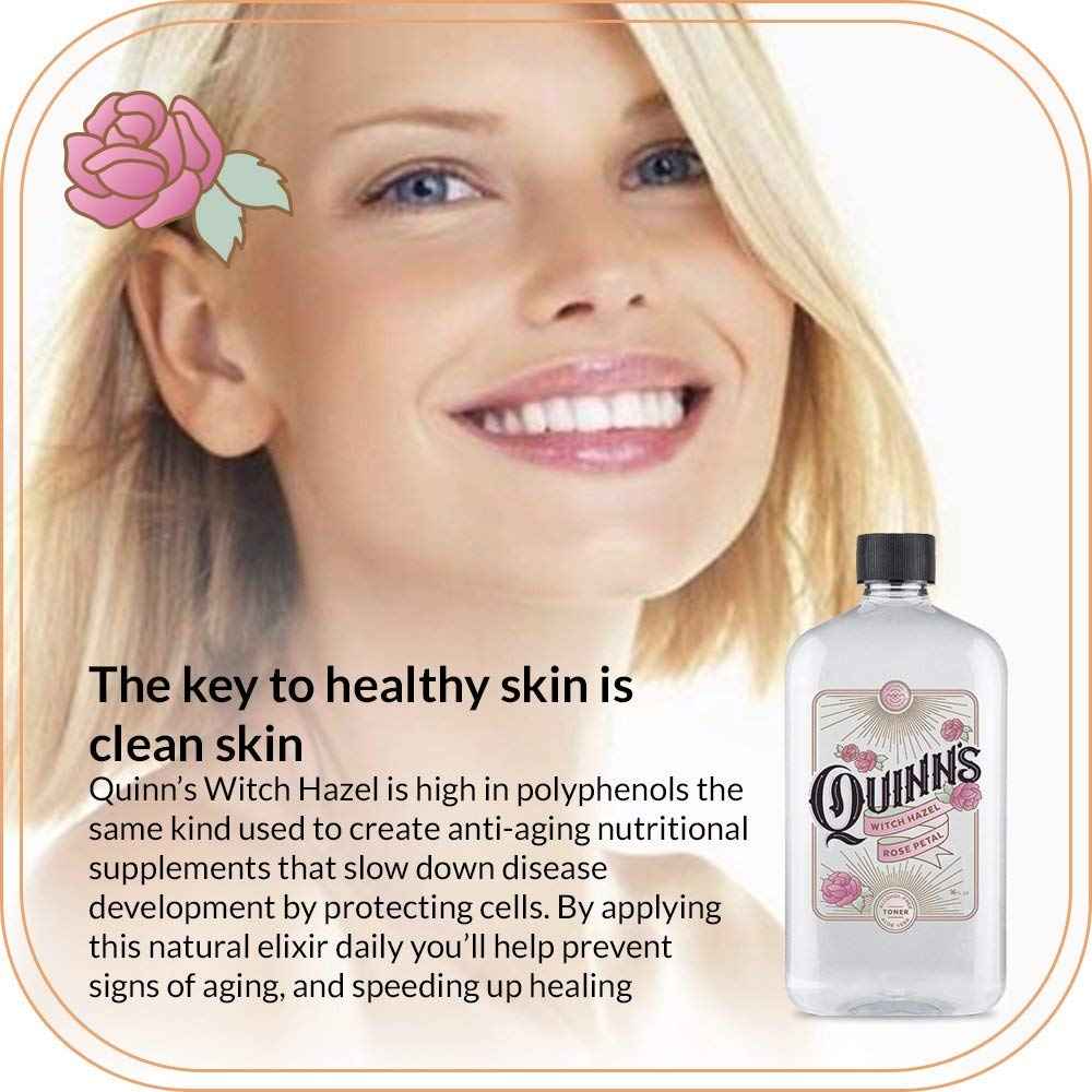 Quinn’s Alcohol Free Witch Hazel Rose 16 oz. & Quinn’s Alcohol Free Witch Hazel Lavender 16 oz.