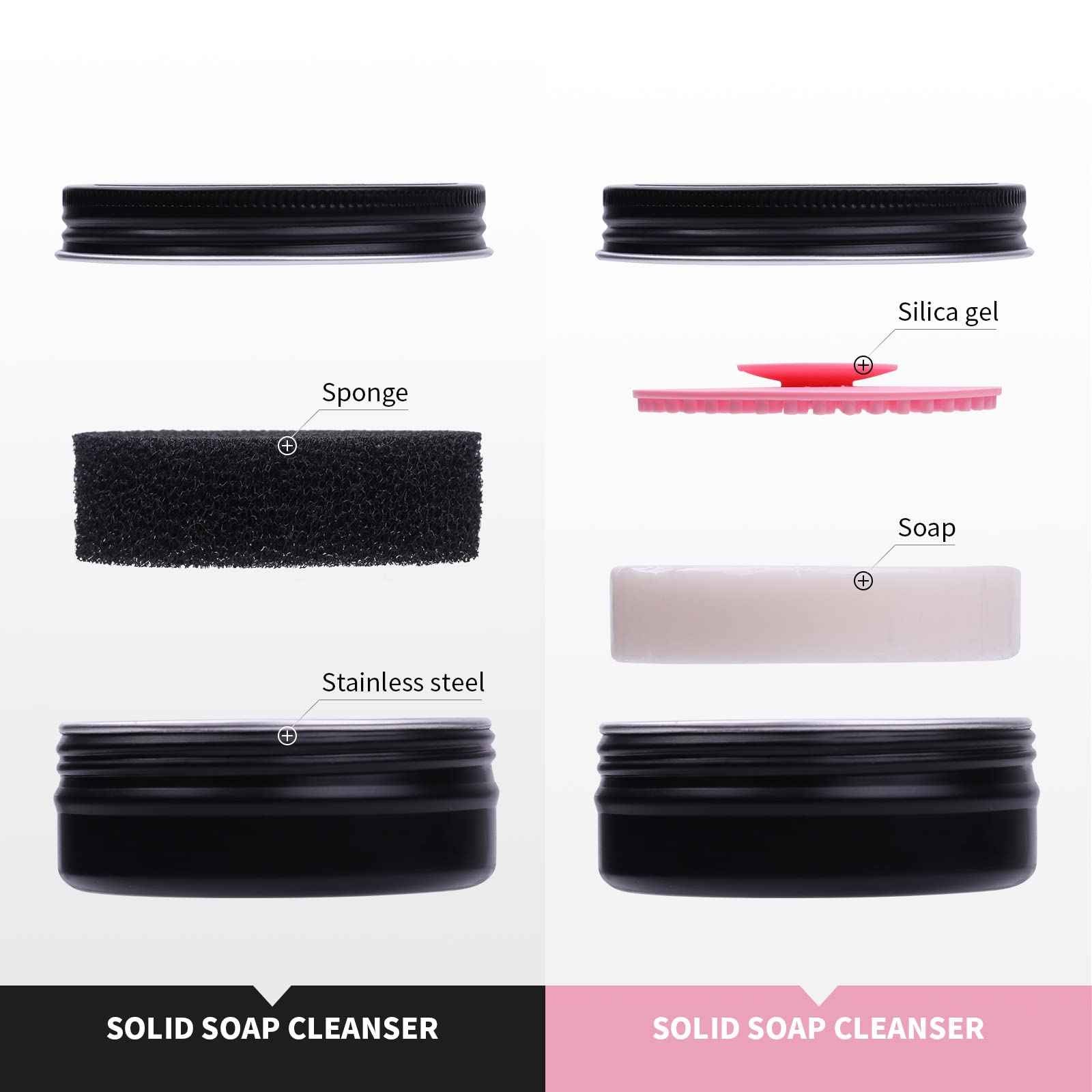 DUcare Makeup Brushes14Pcs+Makeup Brush Cleaner Set