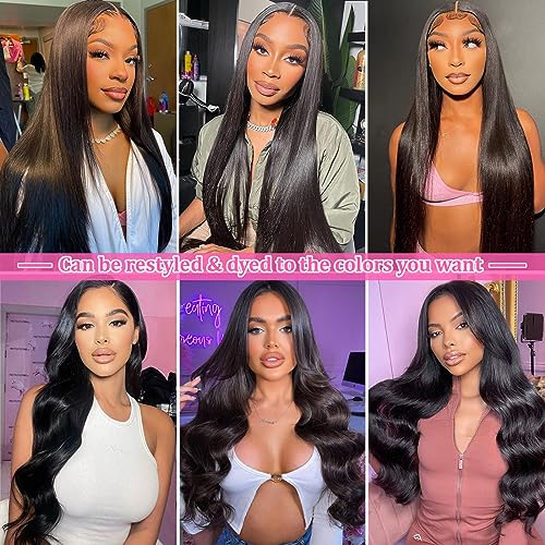 Clip in Hair Extensions Real Human Hair Clip ins Remy Human Hair Clip in Extensions Black Women Invisible Natural Straight Seamless Clip on Hair Extensions 8pcs Double Weft #1B 16 Inch 2.8oz/80g