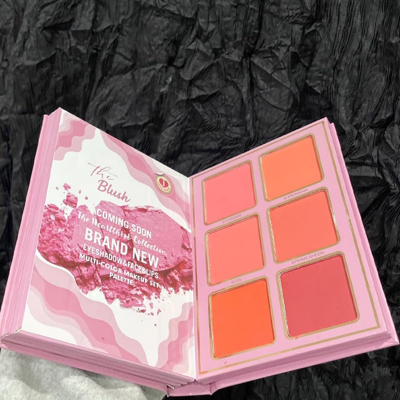 78-Color Makeup Palette Book with Brushes