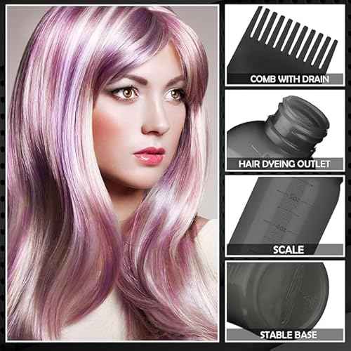 Continuous Hair Spray Bottle and Root Comb Applicator Bottle Hair Oil Applicator Water Mister for Hairstyling
