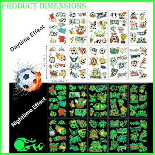 World Cup 2026 Soccer Party Favors Set - 36Pc Temporary Tattoos & Bracelets