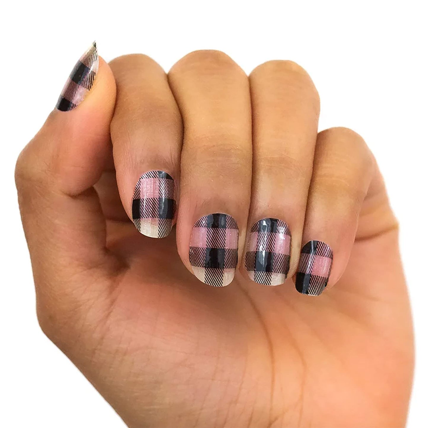 Color Street Nail Polish Strips Plaid About You