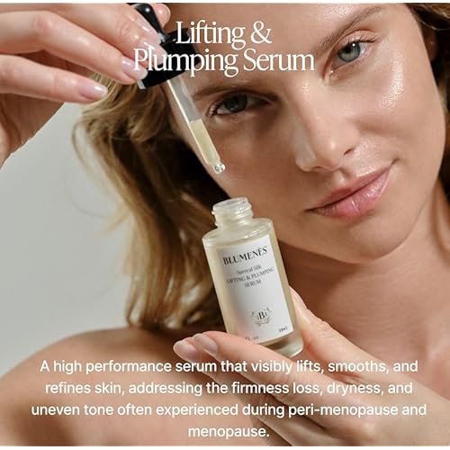 Blumenes Surreal Silk Lifting & Plumping Serum ? Helps Reduce the Appearance of Wrinkles & Dark Spots with Vitamin C, Marine & Plant-Based, Botanical Complex ? Supports Collagen & Firms Skin - 10 mL