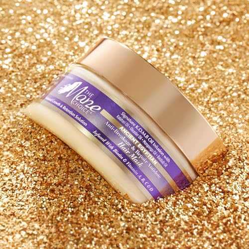 The Mane Choice Ancient Egyptian Anti-Breakage & Repair Antidote Hair Mask for Coily, Wavy & Curly Hair, 8 Ounce