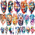 77 Sheets Temporary Tattoos, Waterproof Fake Tattoos for Adults