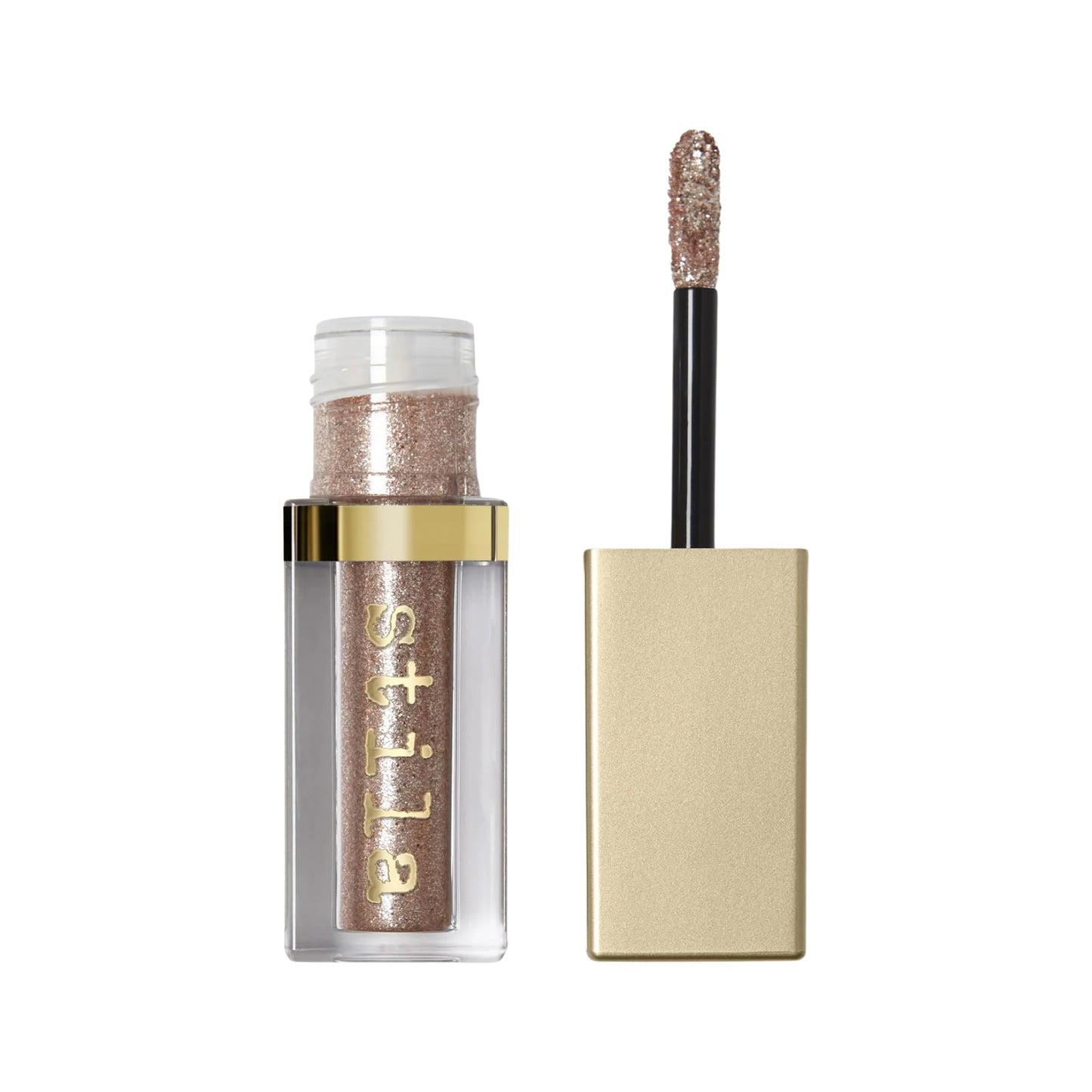 Stila Magnificent Metals Glitter and Glow Liquid Eye Shadow Long Lasting Sparkle, Quick-Drying Eye Makeup Lightweight Water Base Kitten Karma