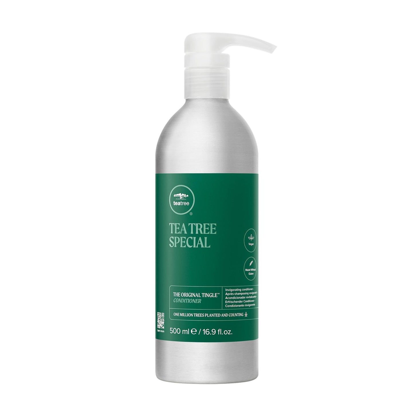 Tea Tree Special Conditioner Aluminum Bottle, Detangles, Smooths + Softens, For All Hair Types, 16.9 fl. oz