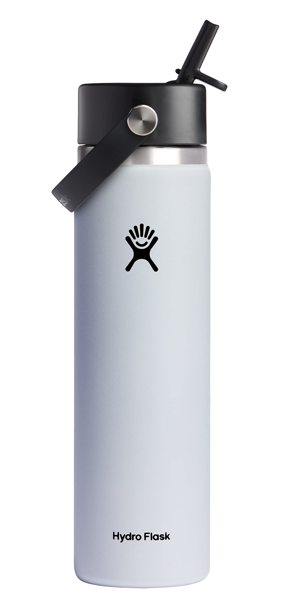 Hydro Flask Wide Flex Straw Cap White 24 Oz