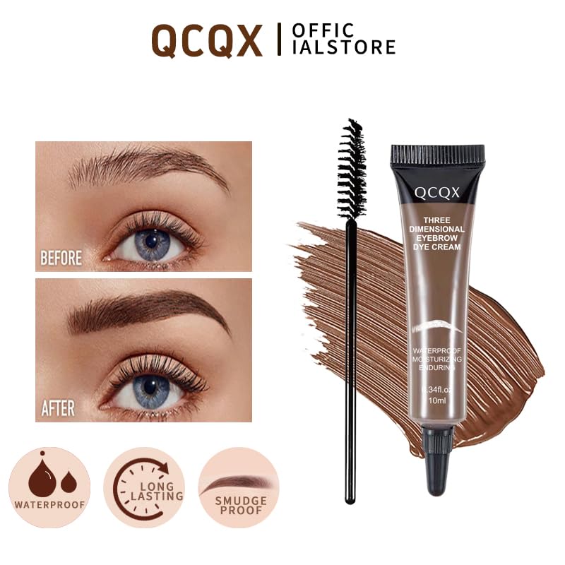 Long-Lasting Chocolate Eyebrow Gel - Waterproof Brow Tint