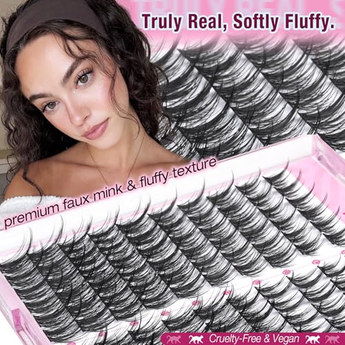 CC Curl Cluster Eyelash Extensions 10-16MM Mixed DIY Lashes