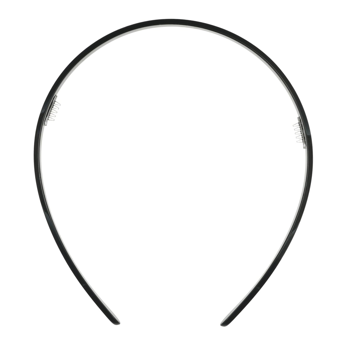 Navy Blue Headband for Women, 1/4" Ultracomfort Thin Plastic Headband, Nacro Ocean, Flexible, No Slip Gentle Teeth, All-Day Hold | France Luxe