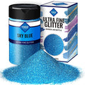 Blue Fine Glitter 140G - Craft & Cosmetic Shaker Jar