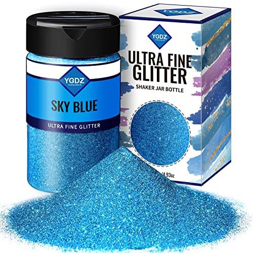 Blue Fine Glitter 140G - Craft & Cosmetic Shaker Jar