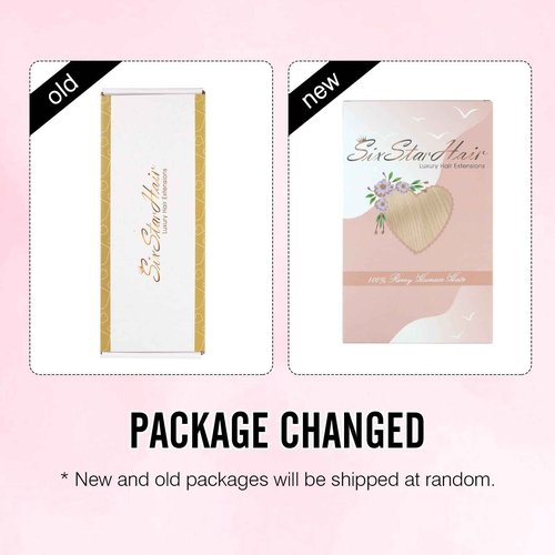 Sixstarhair Strawberry Blonde Tape in Hair Extensions Remy Human Hair Double Side Tape Attached Invisible Hair Extensions 20 Pieces [Color 27 Strawberry Blonde 16inch]